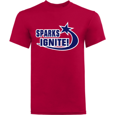 Red Sparks Ignite Tee (Competition Day Tee)
