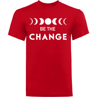 Be The Change Tee RED