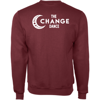 Bringing change Crewneck sweatshirt maroon