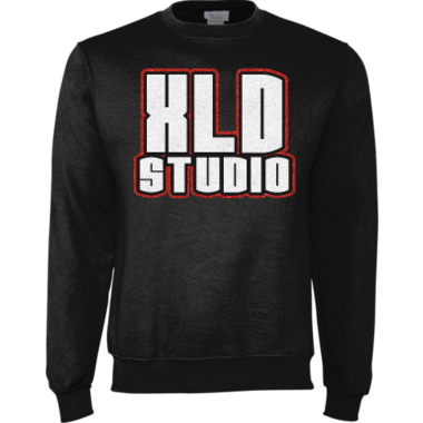Red and White XLD Studio Sweatshirt